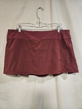 🍋 lululemon athletica Maroon Performance Skort
